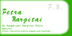 petra margitai business card